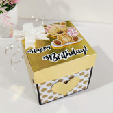 She Said YES' Explosion Box | 4 Layer Proposal Box | Gold & Black Ring Box